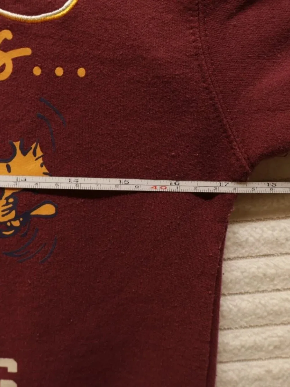 Peanuts-Snoopy SweatShirt Size XXS (00) Womens Happiness Is Being yourself Rare